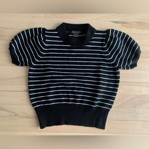 FRENCH CONNECTION - Turtleneck Top with puff sleeves